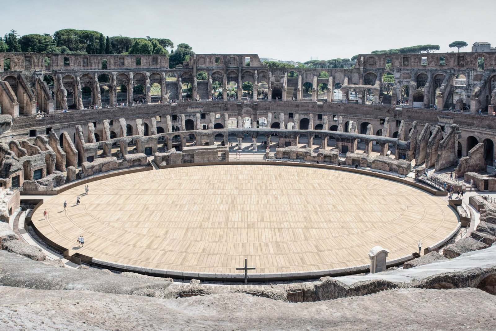 Express guided tour with special access to arena floor, roman forum and palatine hill